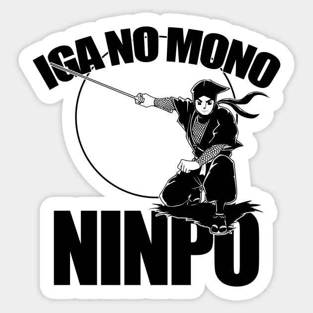 Iga no Mono - Men of Iga Sticker by Doc Multiverse Designs